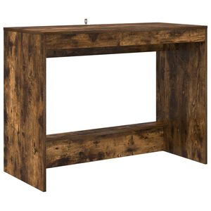 vidaXL Postelov&yacute; stůl Kouřov&yacute; dub Kompozitn&iacute; dřevo 100 x 45 x 75 cm