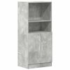 vidaXL Kuchyňsk&aacute; skř&iacute;ňka betonově &scaron;ed&aacute; 57 x 41,5 x 131,5 cm kompozit