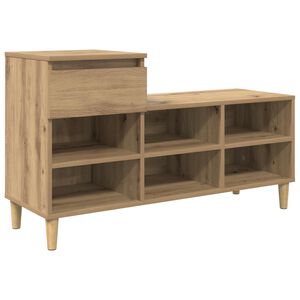 vidaXL Skř&iacute;ň na obuv 102 x 36 x 60 cm Kompozitn&iacute; dřevo Dub artisan