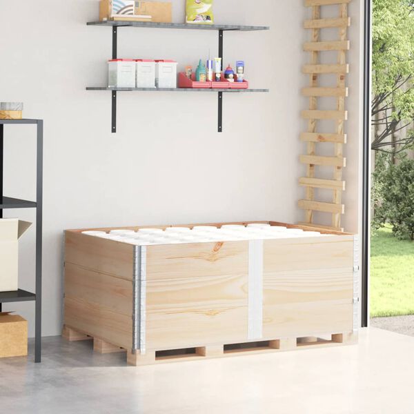 vidaXL Paletové nástavce 3 ks 150 x 100 cm masivní borové dřevo