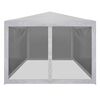 vidaXL Party stan se 4 bočními stěnami ze síťoviny 4 x 3 m