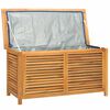 vidaXL Zahradn&iacute; &uacute;ložn&yacute; box s vložkou 114 x 50 x 58 cm masivn&iacute; teak