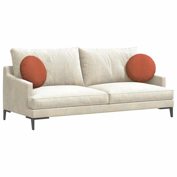 vidaXL Pol&scaron;t&aacute;ře na sedadla 2 pcs Červen&aacute; oranžov&aacute; &Oslash; 40 cm