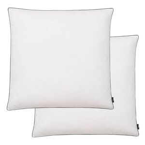 vidaXL Pol&scaron;t&aacute;ře 2 ks v&yacute;plň z prachov&eacute;ho peř&iacute;/peř&iacute; lehk&eacute; 80x80 cm b&iacute;l&eacute;