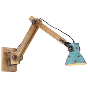 vidaXL N&aacute;stěnn&eacute; sv&iacute;tidlo 25 W modr&aacute; patina 96 x 15 x 20 cm E27
