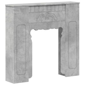 vidaXL R&aacute;m krbu Betonově &scaron;ed&aacute; 93 x 20 x 89 cm Kompozitn&iacute; dřevo