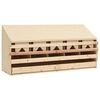 vidaXL Sn&aacute;&scaron;kov&eacute; hn&iacute;zdo 5 boxů 117 x 33 x 54 cm masivn&iacute; borov&eacute; dřevo