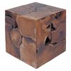 vidaXL Stoličky 4 ks hněd&eacute; 40x40x45 cm masivn&iacute; teakov&eacute; dřevo