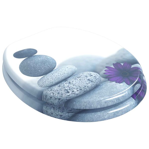 vidaXL Toaletn&iacute; prkno &Scaron;ed&aacute; 44 x 38 cm MDF deska