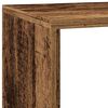 vidaXL Knihovna/děl&iacute;c&iacute; stěna 3patrov&aacute; old wood 137,5x29x103,5 cm