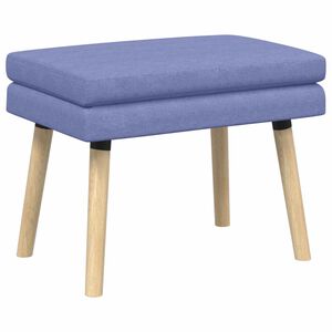 vidaXL Dvou&uacute;rovňov&aacute; lavice Modr&aacute; dž&iacute;novina 60 x 40 x 46 cm Textil