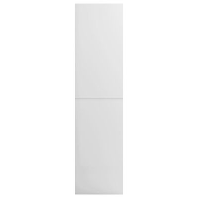 vidaXL Šatní skříň bílá s vysokým leskem 100 x 50 x 200 cm dřevotříska