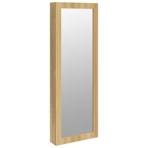 vidaXL Zrcadlov&aacute; &scaron;perkovnice n&aacute;stěnn&aacute; 37,5 x 10 x 106 cm