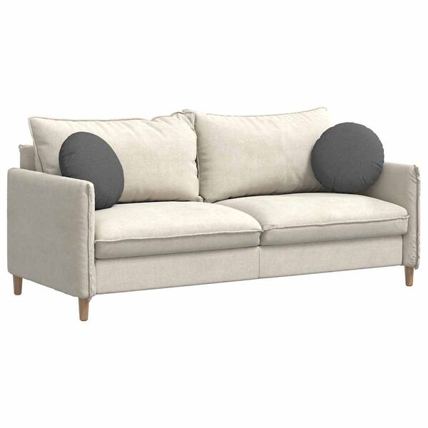 vidaXL Polštáře na sedadla 2 pcs Tmavě šedá Ø40 x 13 cm textil