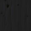 vidaXL Čelo postele čern&eacute; 145,5 x 4 x 100 cm masivn&iacute; borovice