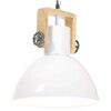 vidaXL Industri&aacute;ln&iacute; z&aacute;věsn&eacute; sv&iacute;tidlo 25 W b&iacute;l&eacute; kulat&eacute; 30 cm E27