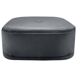INTEX Kryt na v&iacute;řivku INTEX Tmavě &scaron;ed&aacute; 196 x 196 x 72 cm PVC a PU