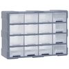 vidaXL Organiz&eacute;r se 16 středn&iacute;mi z&aacute;suvkami 52 x 16 x 37 cm
