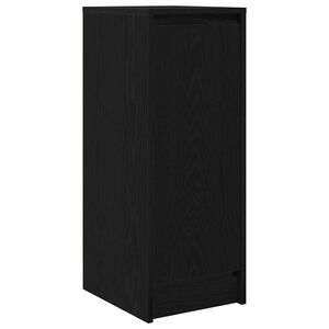 vidaXL Př&iacute;born&iacute;k Čern&yacute; dub 29,5x34x76 cm Dřevěn&aacute; konstrukce