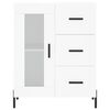 vidaXL Skř&iacute;ň highboard b&iacute;l&aacute; 69,5 x 34 x 180 cm kompozitn&iacute; dřevo