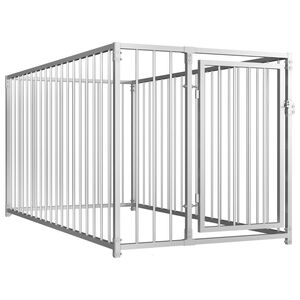vidaXL Venkovn&iacute; ps&iacute; kotec 100 x 200 x 100 cm