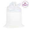 vidaXL N&aacute;plň do sedac&iacute;ho vaku EPS 50 l b&iacute;l&aacute; 10 kg/m&sup3;