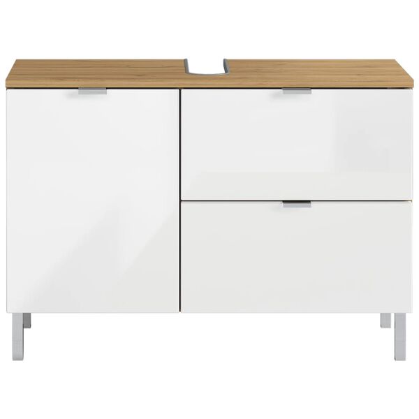 Germania Skř&iacute;ňka pod umyvadlo GW-Mauresa 34x80x56 cm dub grandson b&iacute;l&aacute;