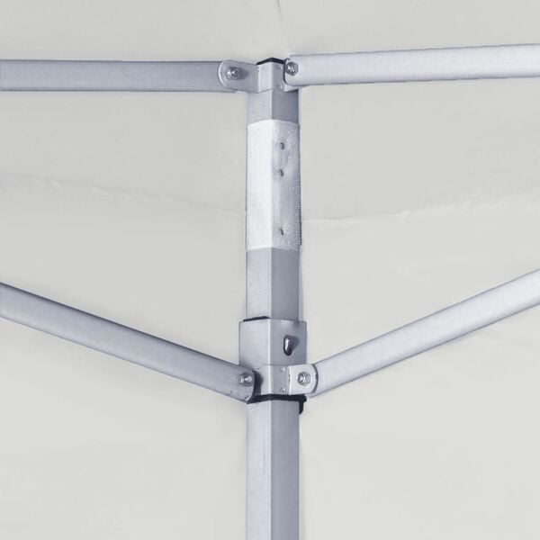 vidaXL Profesion&aacute;ln&iacute; skl&aacute;dac&iacute; party stan 2 bočnice 2 x 2 m ocel b&iacute;l&yacute;