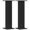 vidaXL Stojany na rostliny 2 ks čern&eacute; 30 x 30 x 95 cm kompozitn&iacute; dřevo