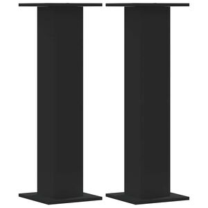 vidaXL Stojany na rostliny 2 ks čern&eacute; 30 x 30 x 95 cm kompozitn&iacute; dřevo