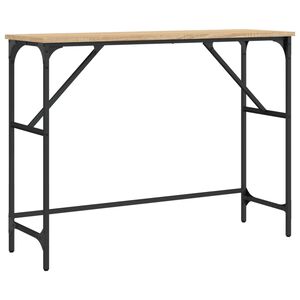 vidaXL Konzolov&yacute; stolek dub sonoma 100 x 32 x 75 cm kompozitn&iacute; dřevo