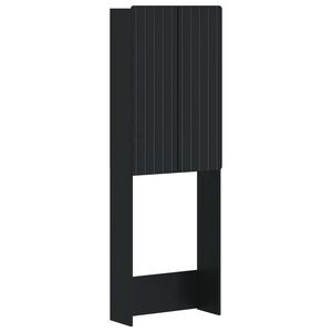 vidaXL Toaletn&iacute; skř&iacute;ňka ZWOLLE Čern&aacute; 66 x 25,5 x 190 cm
