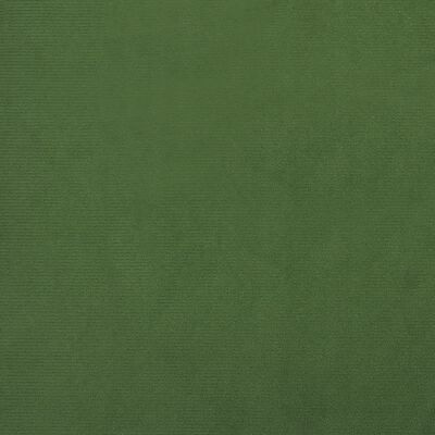 vidaXL 2místná rozkládací pohovka tmavě zelená samet