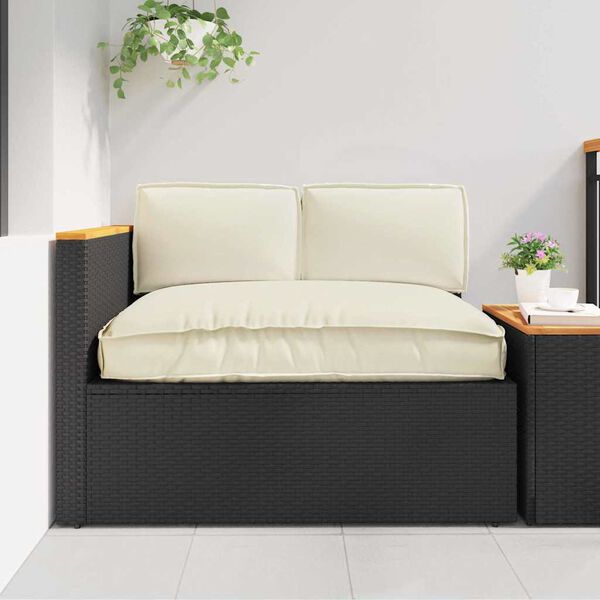 vidaXL Sada pol&scaron;t&aacute;řů 3 pcs Kr&eacute;mov&aacute; Oxford l&aacute;tka