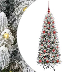 vidaXL Uměl&yacute; v&aacute;nočn&iacute; stromeček B&iacute;l&aacute; 120 cm PVC, plast, ocel a PE