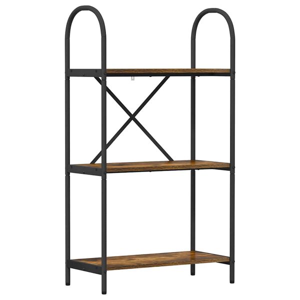 vidaXL Knihovna Kouřov&yacute; dub 60 x 30 x 109 cm Kompozitn&iacute; dřevo