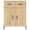 vidaXL Skř&iacute;ň highboard dub sonoma 69,5 x 34 x 180 cm kompozitn&iacute; dřevo