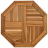 vidaXL Stoln&iacute; deska 50 x 50 x 2,5 cm osmihrann&aacute; masivn&iacute; teakov&eacute; dřevo