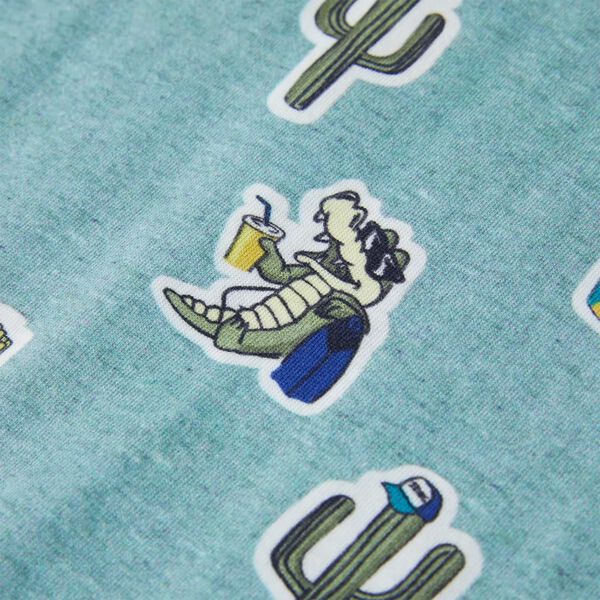 Dětsk&eacute; tričko světle zelen&aacute; melanž 104