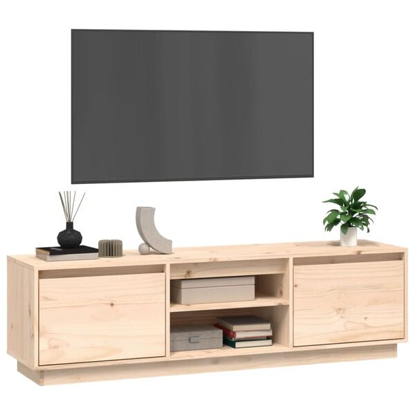 vidaXL TV skř&iacute;ňka 140 x 35 x 40 cm masivn&iacute; borov&eacute; dřevo
