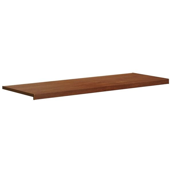 vidaXL Parapet okna Hněd&eacute; dřevo 160 x 50 x 4,5 cm PVC