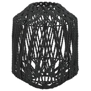 vidaXL St&iacute;nidlo lampy čern&eacute; &Oslash; 23 x 28 cm železo a pap&iacute;r