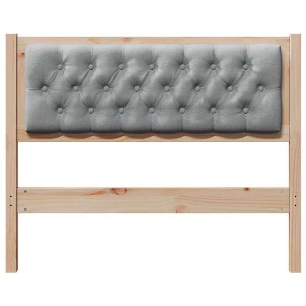 vidaXL Čelo postele Jiný Hnědá a světlá šedá 100 cm