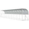 vidaXL Kurn&iacute;k proti zdi Stř&iacute;brn&aacute; 600 x 150 x 215 cm Pozinkovan&aacute; ocel