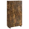 vidaXL Vysok&aacute; komoda Kouřov&yacute; dub 79 x 41 x 151 cm Kompozitn&iacute; dřevo