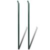 vidaXL Dr&aacute;těn&eacute; pletivo se sloupky ocel 1,25 x 15 m zelen&eacute;