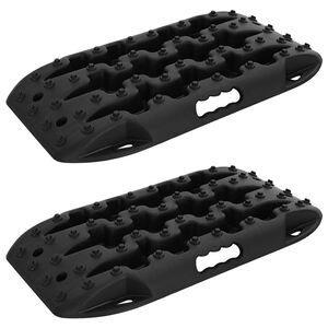 vidaXL Z&aacute;chrann&aacute; deska 2 ks Čern&aacute; 57,5x30,5x5,5 cm Reinforced Nylon