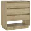 vidaXL Př&iacute;born&iacute;k dub sonoma 70x41x75 cm kompozitn&iacute; dřevo