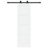 vidaXL Posuvn&eacute; dveře ORKDAL B&iacute;l&aacute; 61 x 198,5 cm Masivn&iacute; borov&eacute; dřevo