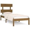 vidaXL R&aacute;m postele medově hněd&yacute; masivn&iacute; dřevo 75x190cm mal&eacute; jednolůžko